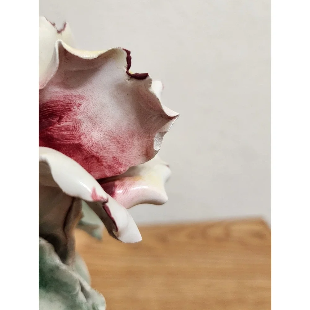 Capodimonte Roses Centerpiece Made in Italy Porcelain‎ 8